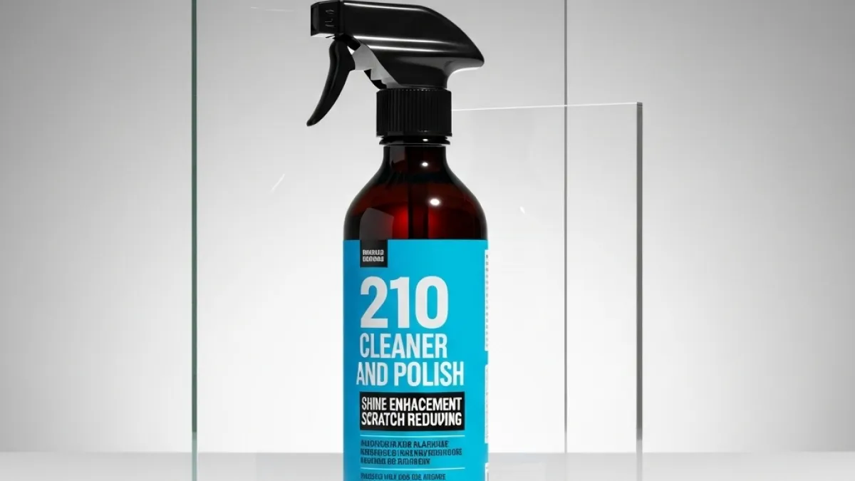 210 Plastic Cleaner and Polish: Restoring Shine & Clarity