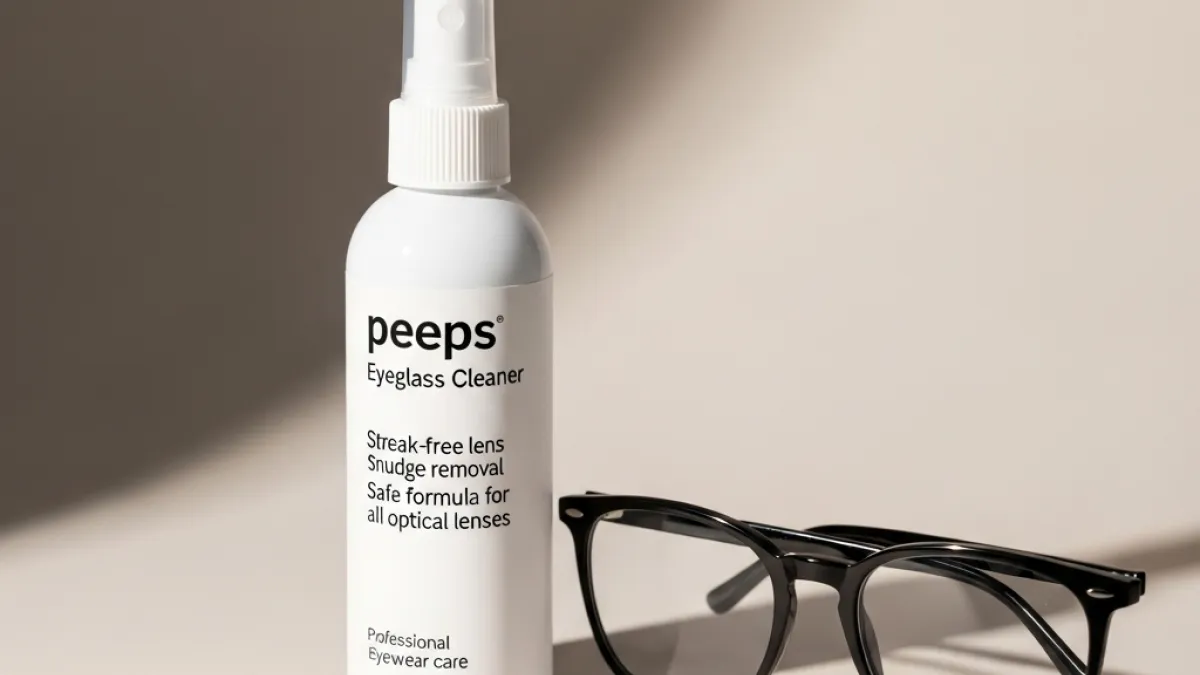 Peeps Eyeglass Cleaner: Keep Your Glasses Crystal Clear