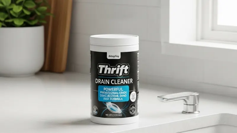 Thrift Drain Cleaner: How Effective Is It for Tough Clogs?