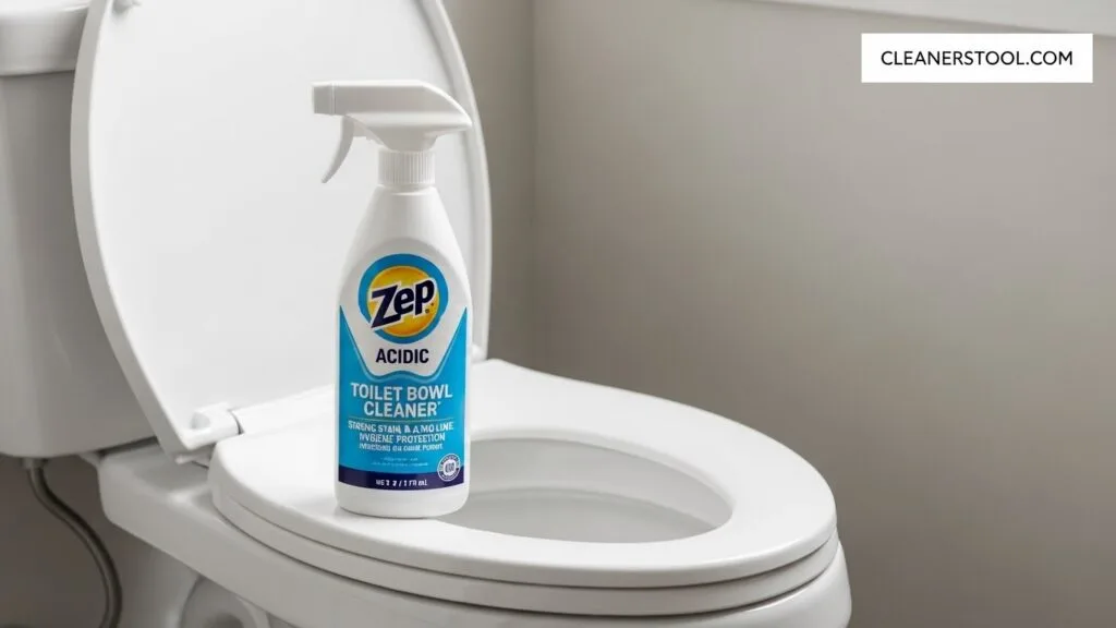 Zep acidic toilet bowl cleaner