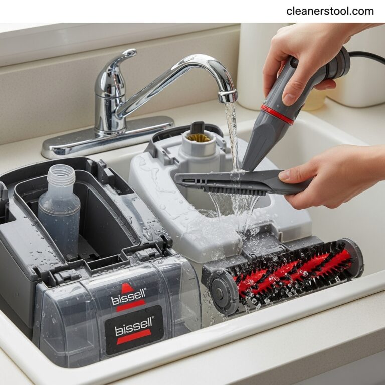 How to Clean a Bissell Carpet Cleaner - featured image