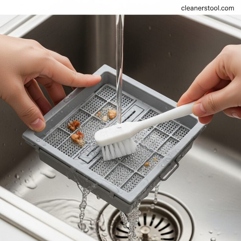 how to clean dishwasher filter featured image
