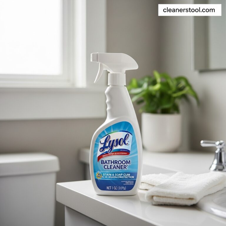 Lysol bathroom cleaner featured image