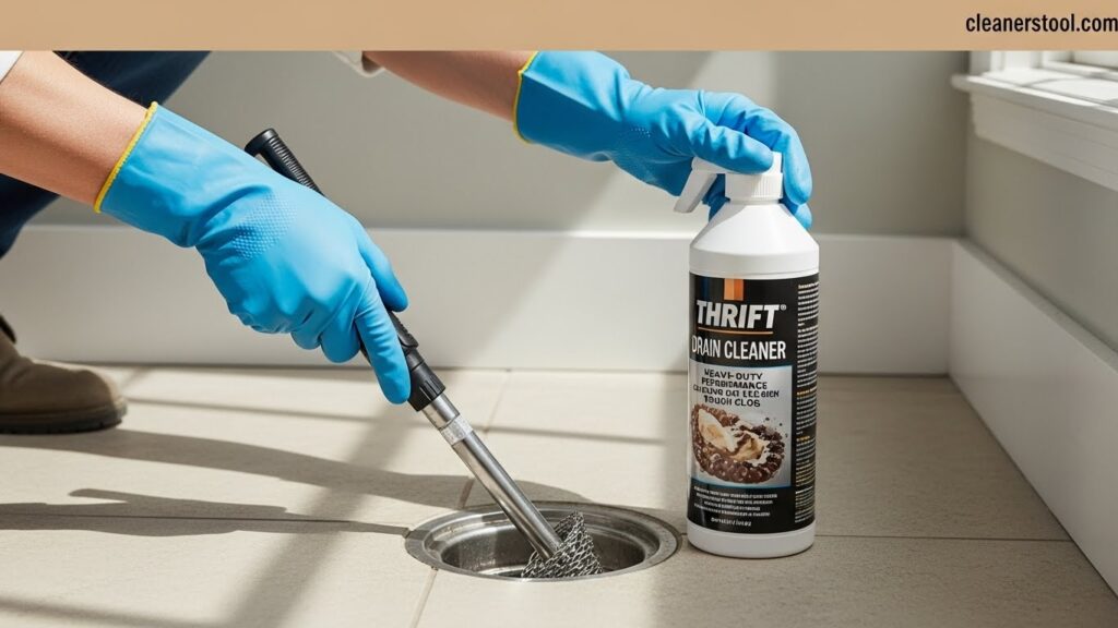 Thrift drain cleaner