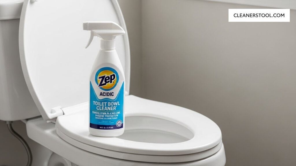 Zep acidic toilet bowl cleaner