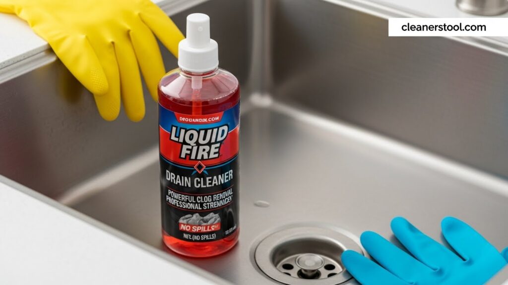 liquid fire drain cleaner msds