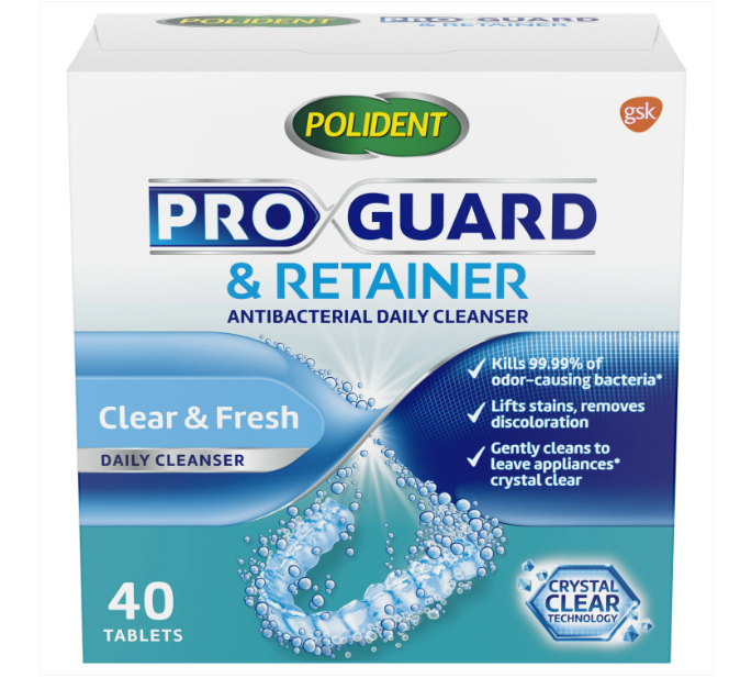 retainer cleaning tablets